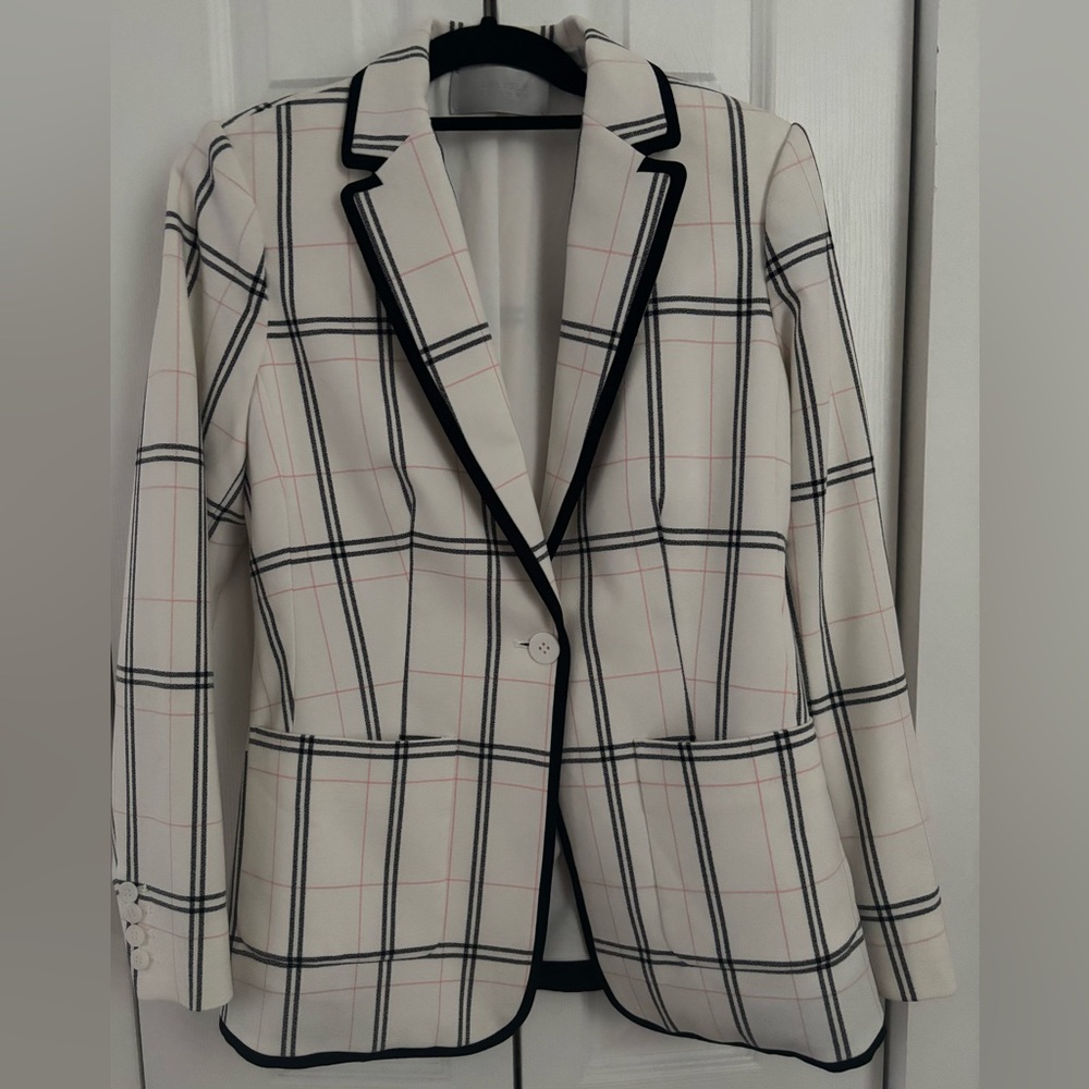 NWOT CARLISLE NEW YORK Plaid Women's Jacket